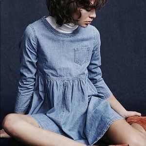 BDG/Urban Outfitters Denim Babydoll Dress - S